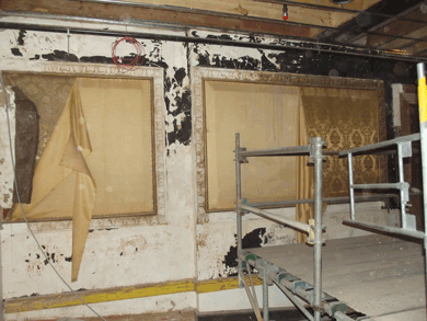 Under Balcony Before